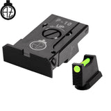 CZ P-10 regulējami mehāniskie tēmēkļi ar optisko šķiedru | tips A 