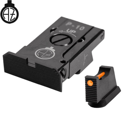 CZ P-10 regulējami mehāniskie tēmēkļi ar šķiedru optiku | type