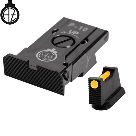 CZ P-10 regulējami mehāniskie tēmēkļi ar šķiedru optiku | type