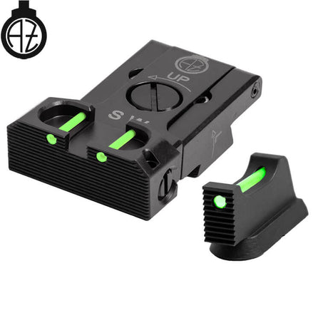 CZ Shadow 2, CZ 75 SP-01 Shadow regulējami mehāniskie tēmēkļi ar optisko šķiedru | tips B