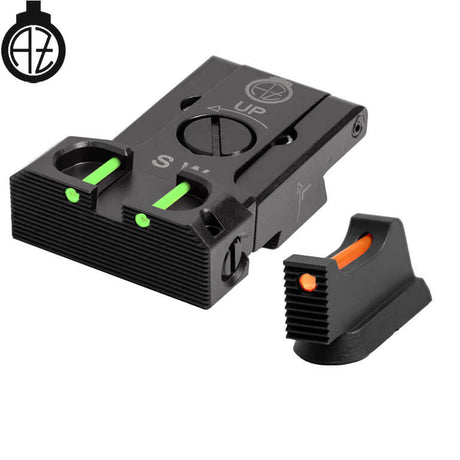 CZ Shadow 2, CZ 75 SP-01 Shadow regulējami mehāniskie tēmēkļi ar optisko šķiedru | tips B