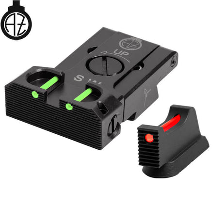 CZ Shadow 2, CZ 75 SP-01 Shadow regulējami mehāniskie tēmēkļi ar optisko šķiedru | tips B