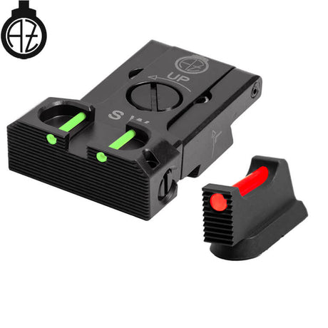 CZ Shadow 2, CZ 75 SP-01 Shadow regulējami mehāniskie tēmēkļi ar optisko šķiedru | tips B