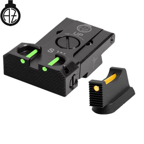 CZ Shadow 2, CZ 75 SP-01 Shadow regulējami mehāniskie tēmēkļi ar optisko šķiedru | tips B