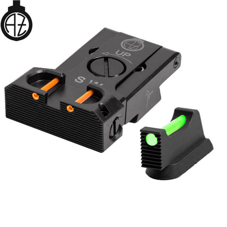 CZ Shadow 2, CZ 75 SP-01 Shadow regulējami mehāniskie tēmēkļi ar optisko šķiedru | tips B
