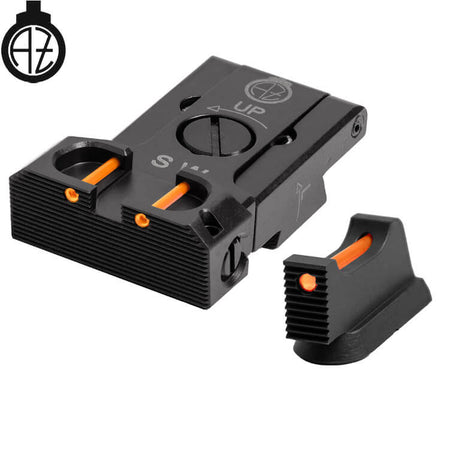CZ Shadow 2, CZ 75 SP-01 Shadow regulējami mehāniskie tēmēkļi ar optisko šķiedru | tips B