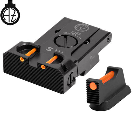 CZ Shadow 2, CZ 75 SP-01 Shadow regulējami mehāniskie tēmēkļi ar optisko šķiedru | tips B