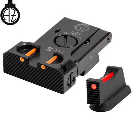 CZ Shadow 2, CZ 75 SP-01 Shadow regulējami mehāniskie tēmēkļi ar optisko šķiedru | tips B