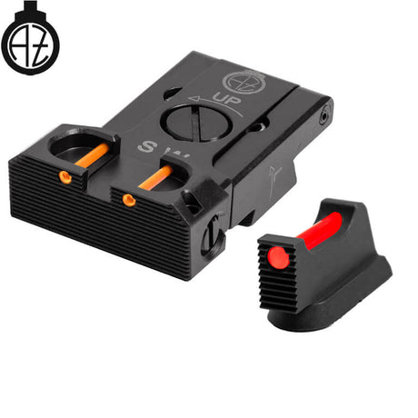 CZ Shadow 2, CZ 75 SP-01 Shadow regulējami mehāniskie tēmēkļi ar optisko šķiedru | tips B