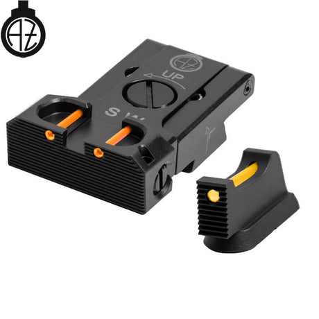CZ Shadow 2, CZ 75 SP-01 Shadow regulējami mehāniskie tēmēkļi ar optisko šķiedru | tips B