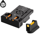 CZ Shadow 2, CZ 75 SP-01 Shadow regulējami mehāniskie tēmēkļi ar optisko šķiedru | tips B