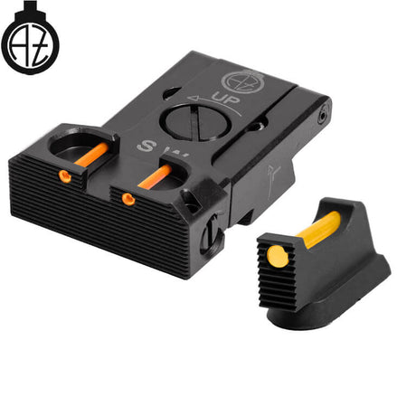 CZ Shadow 2, CZ 75 SP-01 Shadow regulējami mehāniskie tēmēkļi ar optisko šķiedru | tips B