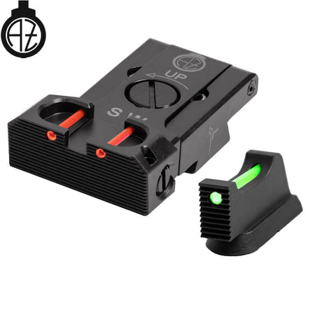 CZ Shadow 2, CZ 75 SP-01 Shadow regulējami mehāniskie tēmēkļi ar optisko šķiedru | tips B