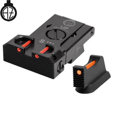 CZ Shadow 2, CZ 75 SP-01 Shadow regulējami mehāniskie tēmēkļi ar optisko šķiedru | tips B