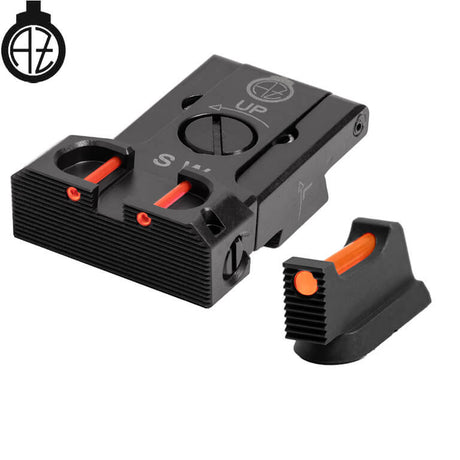 CZ Shadow 2, CZ 75 SP-01 Shadow regulējami mehāniskie tēmēkļi ar optisko šķiedru | tips B