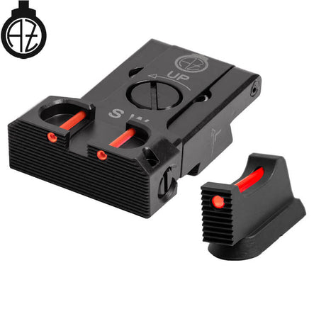 CZ Shadow 2, CZ 75 SP-01 Shadow regulējami mehāniskie tēmēkļi ar optisko šķiedru | tips B