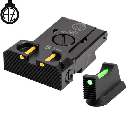 CZ Shadow 2, CZ 75 SP-01 Shadow regulējami mehāniskie tēmēkļi ar optisko šķiedru | tips B