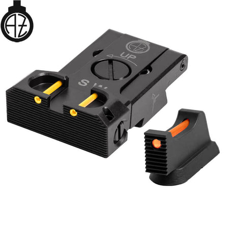 CZ Shadow 2, CZ 75 SP-01 Shadow regulējami mehāniskie tēmēkļi ar optisko šķiedru | tips B