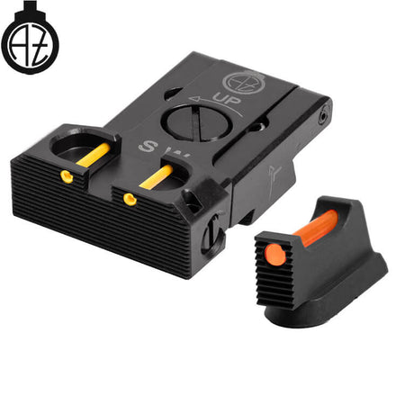 CZ Shadow 2, CZ 75 SP-01 Shadow regulējami mehāniskie tēmēkļi ar optisko šķiedru | tips B