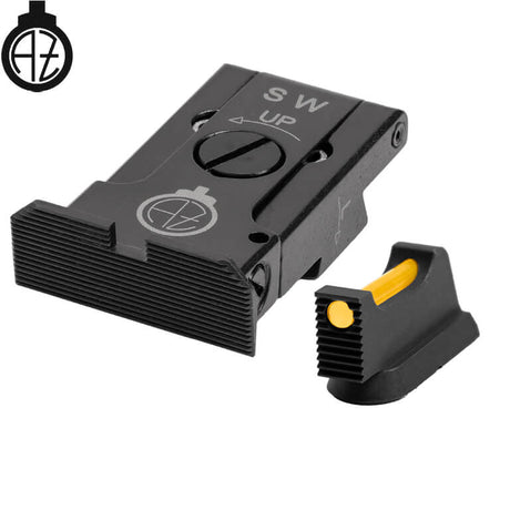 CZ Shadow 2, CZ 75 SP-01 Shadow regulējami mehāniskie tēmēkļi ar šķiedru optiku | type A