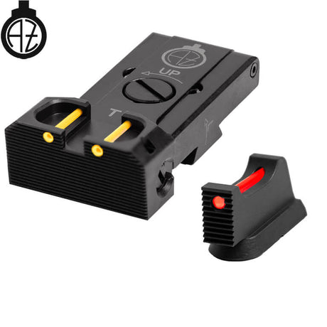 CZ TS 2, CZ TS 1 & CZ Shadow 2 Target regulējami mehāniskie tēmēkļi ar optisko šķiedru | tips B