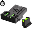 CZ 75B, CZ P-01, CZ 75 SP-01 regulējami mehāniskie tēmēkļi ar optisko šķiedru | type B Zendl