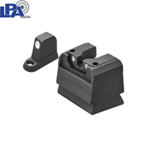 CZ P-10 Optics Ready daļēji regulējami mehāniskie tēmēkļi | ar baltiem punktiem