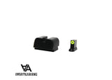 CZ P-10 Optics Ready augstie mehāniskie tēmēkļi | ar tritiju