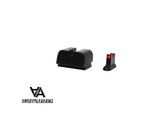 CZ P-10 Optics Ready augstie mehāniskie tēmēkļi | ar šķiedru optiku