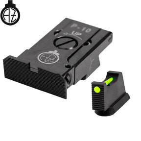 CZ P-10 regulējami mehāniskie tēmēkļi ar optisko šķiedru | tips A
