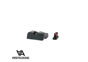 CZ P-10 [P-10C P-10F P-10S] mehāniskie tēmēkļi | ar fiber optics