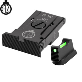 CZ Shadow 2, CZ 75 SP-01 Shadow regulējami mehāniskie tēmēkļi ar šķiedru optiku | type A