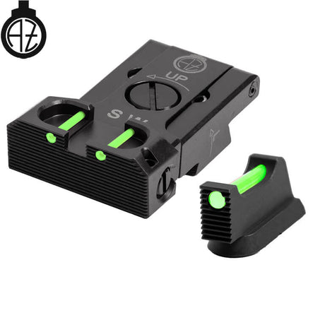 CZ Shadow 2, CZ 75 SP-01 Shadow regulējami mehāniskie tēmēkļi ar optisko šķiedru | tips B