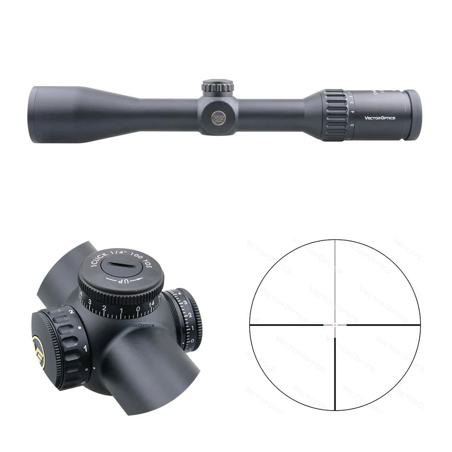 Vector Optics Continental 1.5-9x42 SFP šautenes tēmeklis 