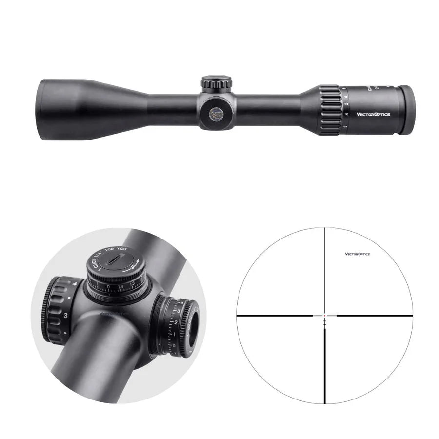 Vector Optics Continental 2-12x50 SFP šautenes tēmeklis 