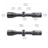Vector Optics Continental 2-12x50 SFP šautenes tēmeklis 