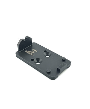 Dan Wesson DWX adaptera plāksne ar integrētu aizmugurējo tēmēkli | Trijicon RMR footprint