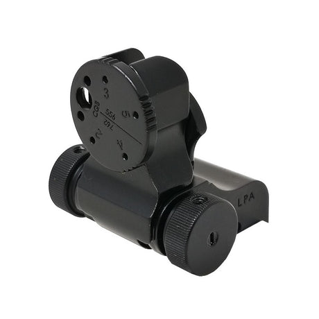 Salokāmi regulējami mehāniskie tēmēkļi for Picatinny base [AR-15 M4 & other] | ar šķiedru optiku