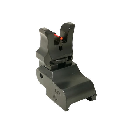 Salokāmi regulējami mehāniskie tēmēkļi for Picatinny base [AR-15 M4 & other] | ar šķiedru optiku