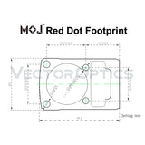 Vector Optics Trakums 1x22x26 MOS kolimators 