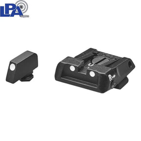 Regulējami mehāniskie tēmēkļi Glock [G17 G19 G26 & other] | ar baltiem punktiem