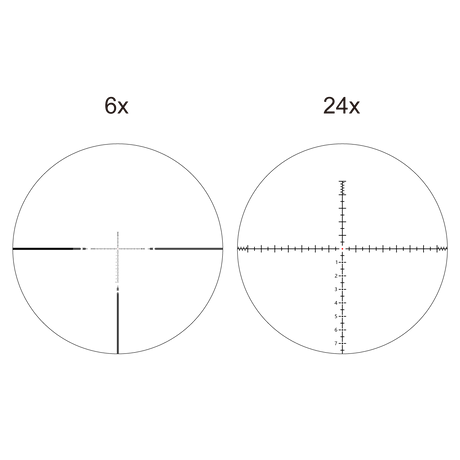 Vector Optics Orion Pro Max 6-24x50 MIL HD FFP šautenes tēmēklis