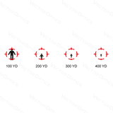 Vector Optics Paragon 1x16 ultra kompakts šautenes tēmeklis 