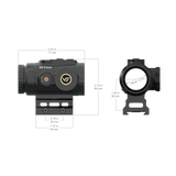 Vector Optics Paragon 3x18 ultra kompakts prizma šautenes tēmeklis 