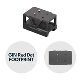 Picatinny kolimatora stiprinājums ar paaugstinājumu [32 mm] | C-More RTS footprint