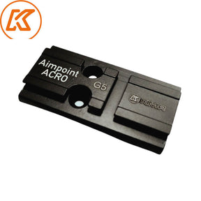 Tērauda kolimatora adaptera plāksne Glock MOS | Aimpoint Acro footprint