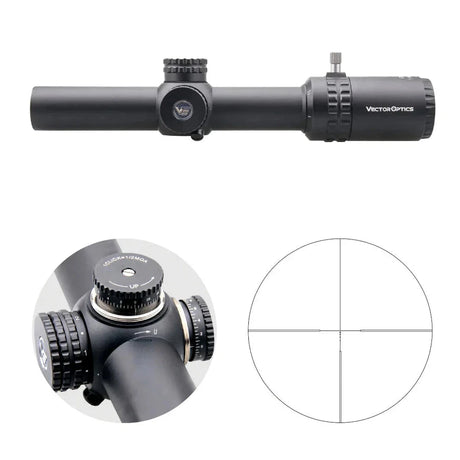 Vector Optics Grimlock 1-6x24SFP GenII šautenes tēmēklis Vector Optics