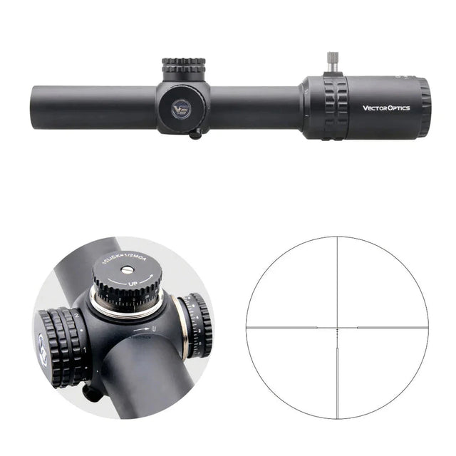 Vector Optics Grimlock 1-6x24SFP GenII šautenes tēmēklis Vector Optics