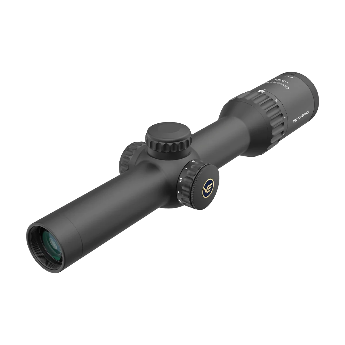 Vector Optics Continental x6 1-6x24 Fiber šautenes tēmeklis Vector Optics
