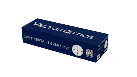 Vector Optics Continental x6 1-6x24 Fiber šautenes tēmeklis Vector Optics
